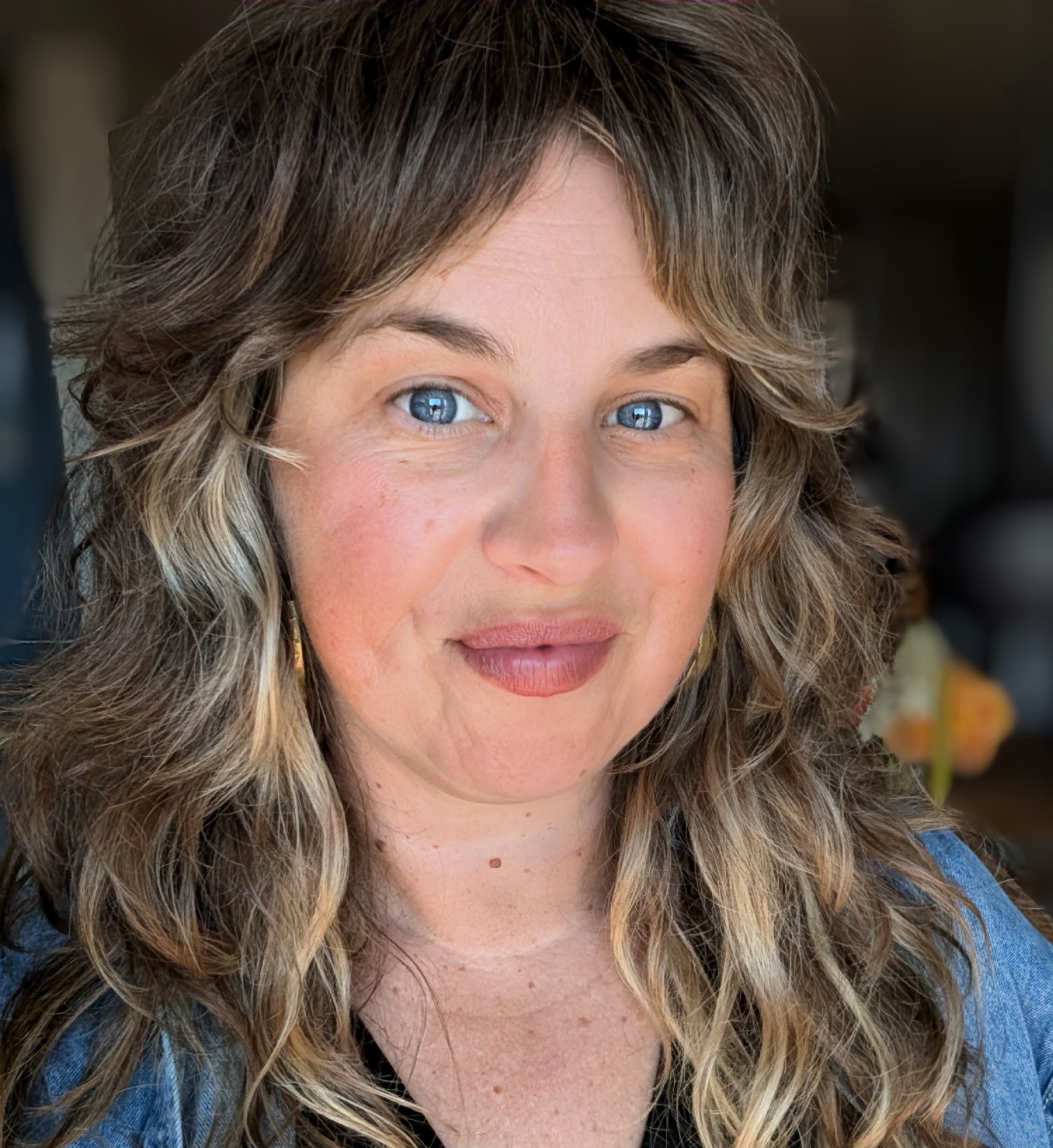 Woman smiling