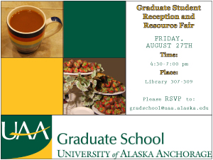Graduate Reception and Resource Fair is Aug. 27