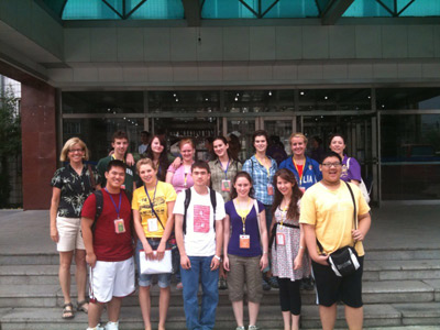 Alaska high school students who attended the 2010 Chinese Bridge Summer Camp