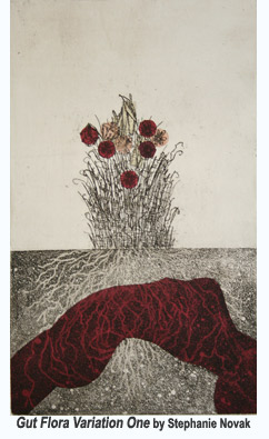 Gut Flora Variation One by Stephanie Novak