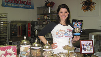 UAA student Chelsey Homan of Doggy Decadents