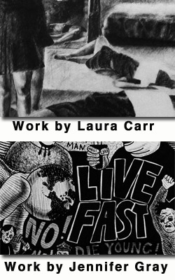Work by Laura Carr and Jennifer Gray