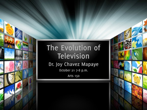The Evolution of Television with Dr. Joy Chavez Mapaye