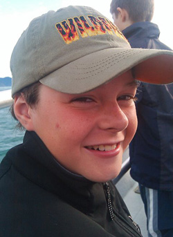 Scholarship winner Logan Smith