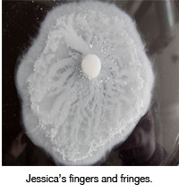 Jessica's fingers
