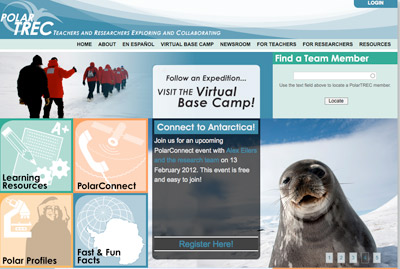 PolarTREC website for Antarctic Weddell seal research report