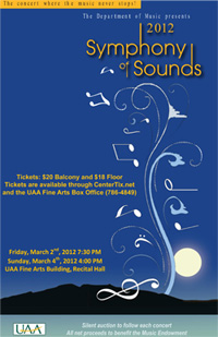 Symphony of Sounds concerts, March 2 and 4