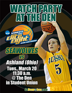 Watch Party for Seawolves WBB in the Elite Eight!