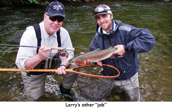 Larry Ross fly fishing