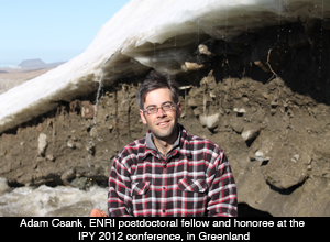 Adam Csank in Greenland