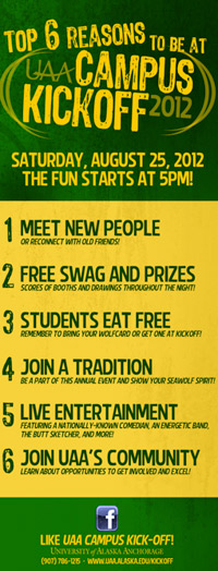 6 reasons to be at Campus KickOff 2012
