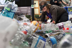 Last year's Recycling Bin Sorting Relay Race