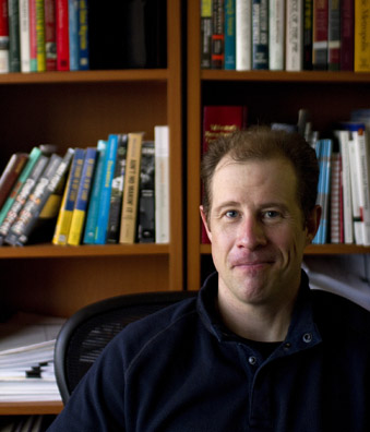 Farrell in his office