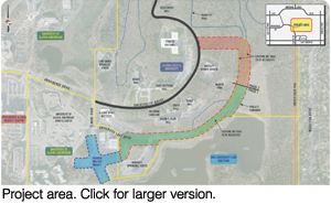 Public meeting on University Lake Drive Extension Project, Jan. 22