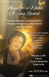'Music for a While: A Song Recital,' Feb. 2