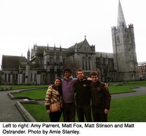 UAA debaters in Dublin