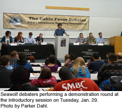 Cabin Fever Debates continue on Feb. 5