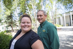 Stephanie Whaley and Jerry Trew are UAA's Title IX investigators. They have been presenting Title IX training sessions to UAA employees this summer. (Photo by Ted Kincaid/University of Alaska Anchorage)