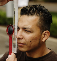 Salud provided 241 vision exams to seasonal workers in 2012. Photo courtesy of Salud