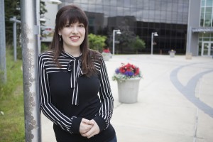 Kivalina Grove, an Honors College student and UAA senior majoring in psychology, will emcee at this year's Freshman Convocation. Philip Hall/University of Alaska Anchorage.