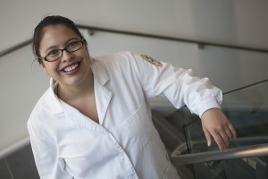 The Alaska Kidney Foundation recently gave a scholarship to Amber Bosch. The Foundation has given a cumulative total of more than $563,000 in scholarship to UAA's nursing students. (Photo by Philip Hall)