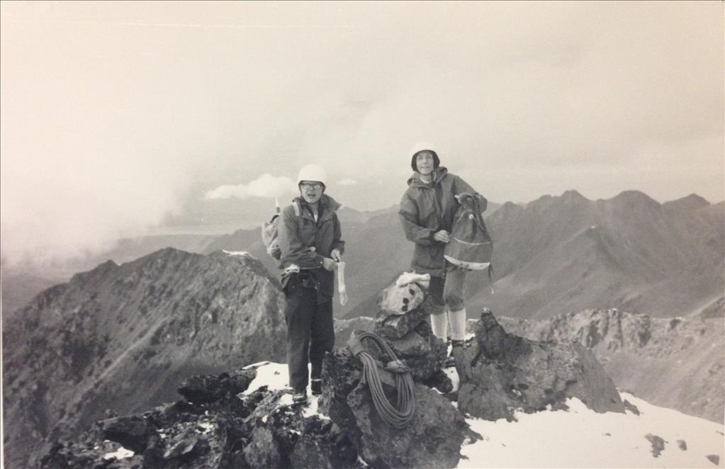 Vin and Grace Hoeman on the summit of Mt. Kiliak 