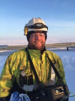 Blaise Bucsko, a UAA NDT student, now works for Kakivik Asset Management, on the North Slope. (Photo courtesy of Blaise Bucsko)