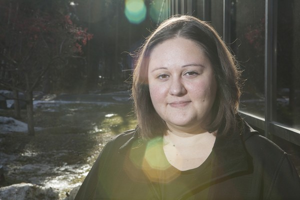 UAA's Diversity Action Council named Maria Crouch, a clinical-community psychology doctoral student, as one of its 2015 Spring Student Diversity Award winners. (Photo by Philip Hall/UAA)