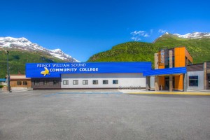 The main campus of Prince William Sound College, located in Valdez.
