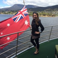 Now in Brisbane, Australia, Despina works as a contracts specialist on a $30 billion joint venture between ConocoPhillips and two other energy companies (Photo courtesy of Despina Maroulis).