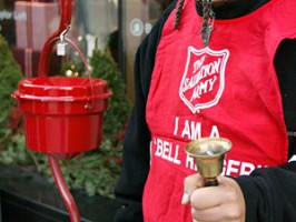 Salvation Army bell ringers