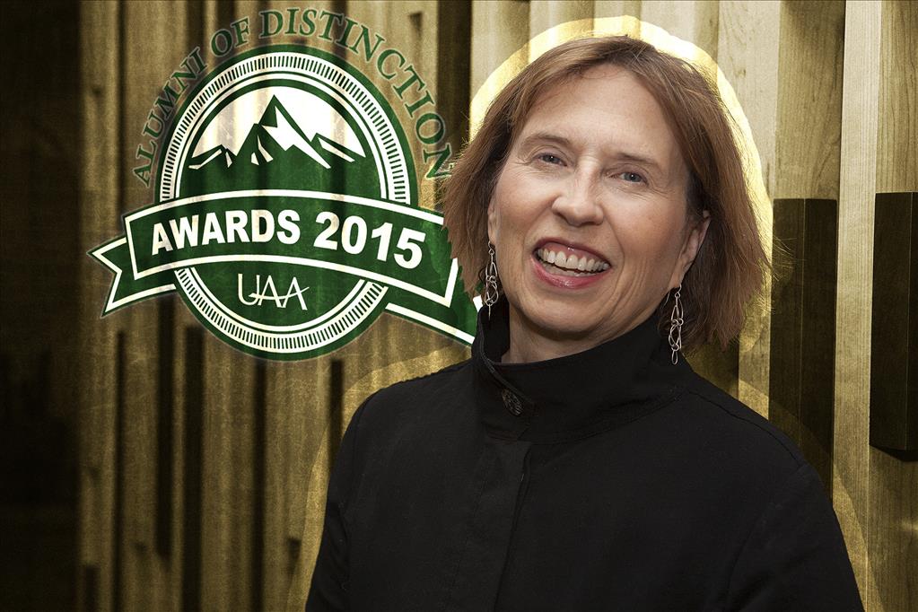 Georgia DeKeyser, 2015 Alumni Humanitarian recipient. (Photo by Philip Hall, University of Alaska Anchorage)