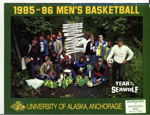 With an 8-0 conference record, the '85-'86 men's team were kings of the road trip.