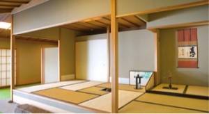 Eventually, the tearoom may incorporate more traditional design. Japanese faculty continue to work with Development Officer Beth Johnson and Eric Lopez in Facilities to make the "dream room" a reality (Image courtesy of Hiroko Harada).