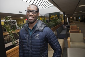 USUAA President Jonathon Taylor answers a few questions on his team's work so far, the best campus hangout spots and how the student voice plays a role in the university's future (Photo by Philip Hall / University of Alaska Anchorage).