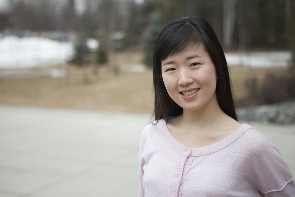 Alice Choi's grandparents inspired her desire to immerse herself in helping others, attaining a UAA biological sciences degree and winning a spot at the Arizona School of Dentistry and Oran Health. (Photo by Philip Hall / University of Alaska Anchorage)