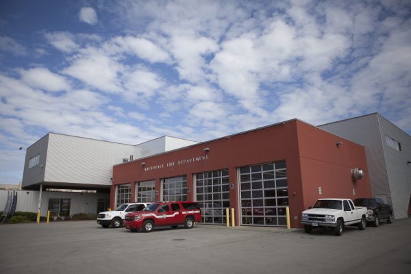 Anchorage Fire Department's Station 1, located at 4th and A, is the busiest and largest firehouse in Alaska (Photo by Phil Hall / University of Alaska Acnchorage).