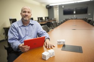 Dave Dannenberg, director of Academic Innovations & eLearning at University of Alaska Anchorage, sees Pokémon Go as an asset in the classroom (Photo by Phil Hall / University of Alaska Anchorage).