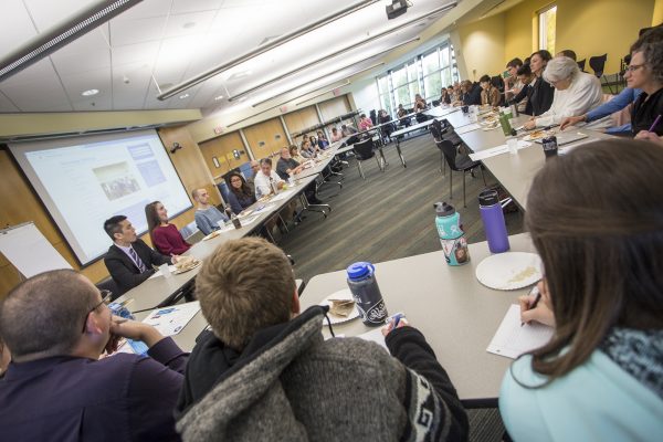 Anchorage mayor, Ethan Berkowitz swung by UAA to discus the Welcome Anchorage initiative in a think tank with students and the community.