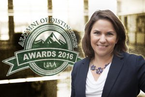 Elizabeth Stuart, 2016 Alumni of Achievement recipient (Photo by Phil Hall / University of Alaska Anchorage).