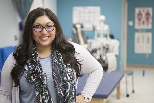 Jacqueline Solano is a student working toward her occupational therapy doctorate degree through UAA's occupational therapy education partnership with Creighton University. (Photo by Philip Hall / University of Alaska Anchorage)