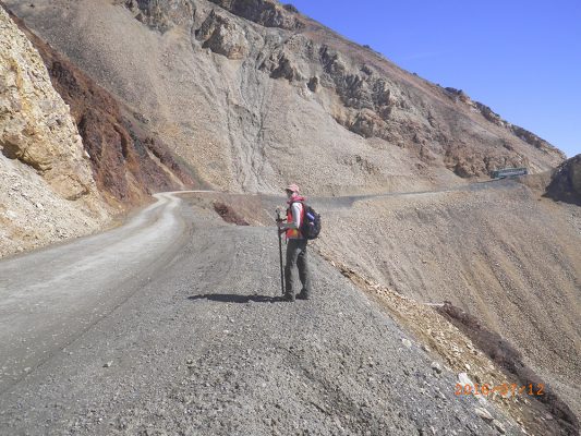 Anna Stanczyk, a UAA geology student, spent the summer at Denali National Park conducting landslide research. (Photo provided by Anna Stanczyk)