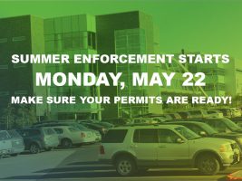 Summer parking enforcement