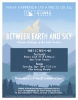 Free screening of 'Between the Earth and Sky' Sept. 29 and 30
