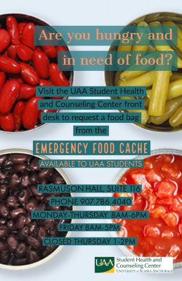Emergency food cache available for UAA students