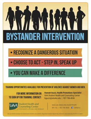Bringing in the Bystander training offered during spring 2018