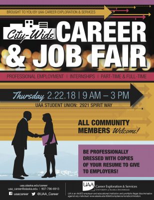 2018 UAA City-Wide Career & Job Fair will take place Feb. 22