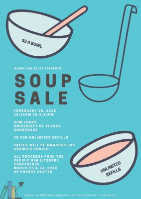 Soup sale at UAA Feb. 28