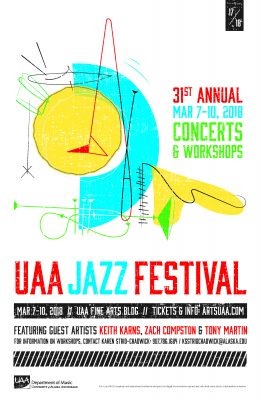 UAA Jazz Festival is March 7-10, 2018