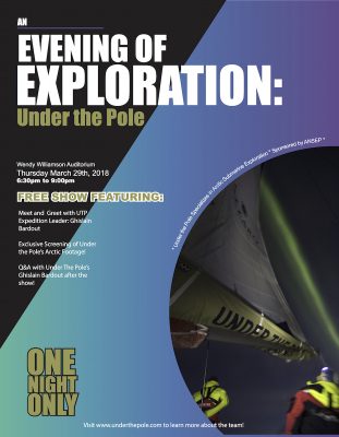March 29: Exploring for inspiration with the 'Under the Pole' team